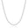Choker Malha Quadrada 3 mm Ródio Branco