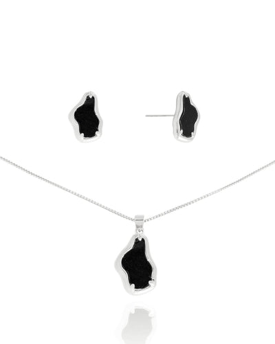 Conjunto Orgânico Resinado Preto