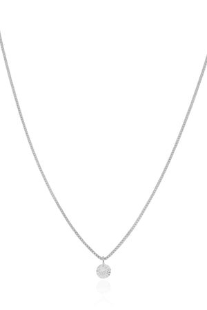 Gargantilha Veneziana Ponto de Luz Cristal 5 mm Ródio Branco - 40 cm
