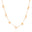 Choker Elos Plaquinhas Lisas 3 mm Banhado a Ouro 18K