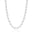 Choker Piastrine 5 mm Ródio Branco