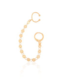 Ear Line Plaquinhas Banhado a Ouro 18K