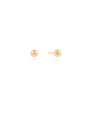 Brinco Bola Lisa 6 mm Banhado a Ouro 18K