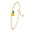 Pulseira Infantil Princesa Vestido Esmaltado Amarelo e Azul