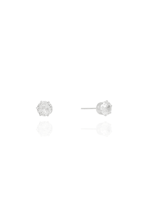 Brinco Ponto de Luz Cristal 6 mm