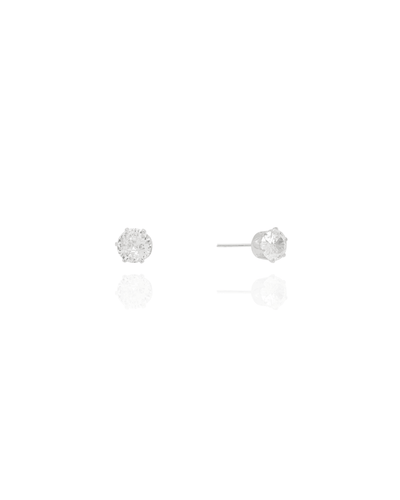 Brinco Ponto de Luz Cristal 6 mm