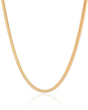 Choker Snake 4 mm Banhado a Ouro 18K