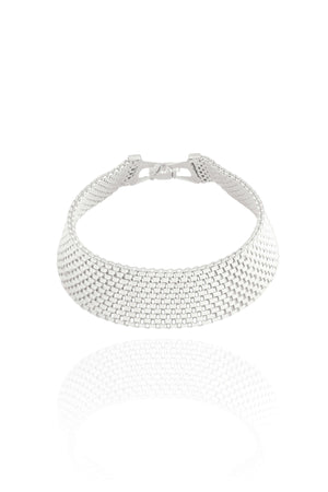 Pulseira Malha Chata 19 cm
