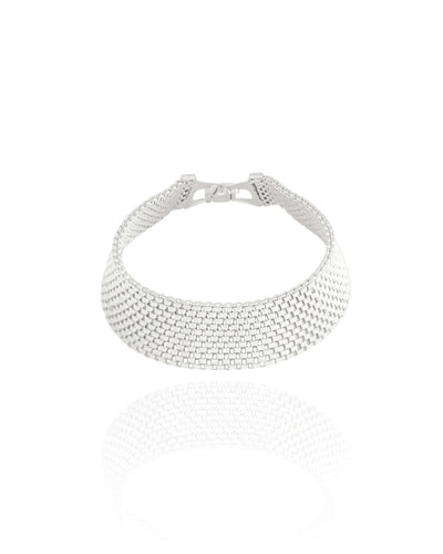 Pulseira Malha Chata 19 cm