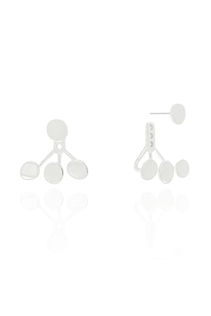 Ear Jacket Pontos Ovais Lisos 2.0 cm