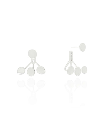 Ear Jacket Pontos Ovais Lisos 2 cm