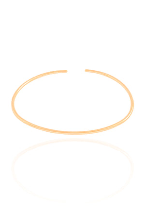 Bracelete Fio Liso 1.5 mm Banhado a Ouro 18K