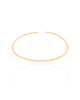 Bracelete Fio Liso 1.5 mm Banhado a Ouro 18K