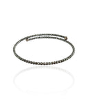 Pulseira Hematita Mola Ródio Negro