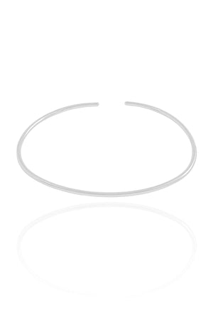 Bracelete Fio Liso 1.5 mm Ródio Branco