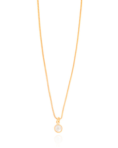 Colar Veneziana Pérola 5 mm Banhado a Ouro 18K - 40 cm