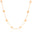 Choker Elos Bolas Achatadas Banhado a Ouro 18K