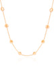 Choker Elos Bolas Achatadas Banhado a Ouro 18K