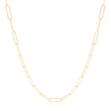 Gargantilha Elos Detalhados Banhado a Ouro 18K