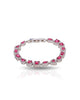 Pulseira Riviera Mix Rubi Cravejada Cristal com Fecho Italiano