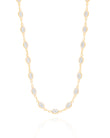 Choker Zircônias Oval Banhado a Ouro 18K