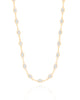 Choker Zircônias Oval Banhado a Ouro 18K