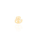 Piercing Borboletas Filetes Cravejados Cristal Banhado a Ouro 18K