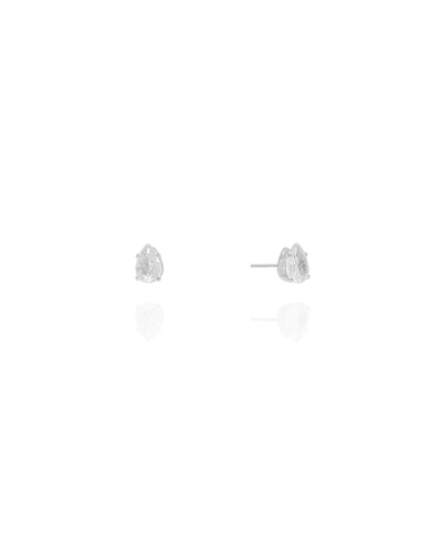 Brinco Gota Cristal 6 mm Tarraxa Baby