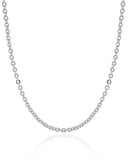 Choker Elos 3 mm Ródio Branco