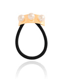 Pony Cuff  Pérolas 10 mm Banho Dourado