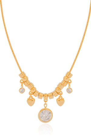 Aro Flexível Pingentes Banhado a Ouro 18K