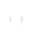 Brinco Pérola Cristal 1.5 cm