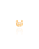 Piercing 3 Filetes Cristal Cravejado 9 mm
