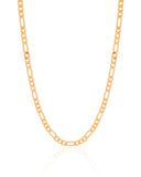 Choker Fígaro 4 mm Banhado a Ouro 18K