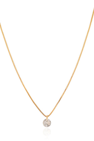 Gargantilha Veneziana Ponto de Luz Banhado a Ouro 18K