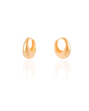 Brinco Argola Click Lisa 1.6 cm Banhado a Ouro 18K