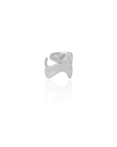 Piercing Orgânico Liso Ródio Branco