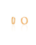 Brinco Argola Click Grumet 1.4 cm Banhado a Ouro 18K