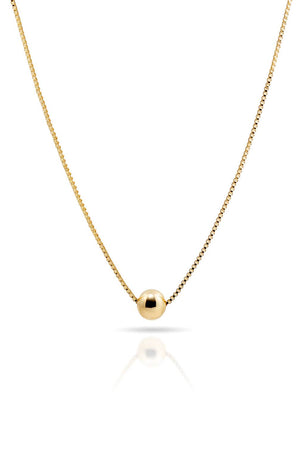 Choker Veneziana Pingente Bolinha Lisa
