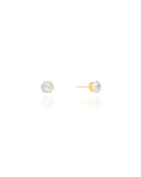 Brinco Ponto de Luz Cristal 6 mm