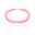 Pulseira Tripla Safira Rosa Cravejada Banhado a Ouro 18K