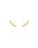 Brinco Ear Cuff Cravejado Cristal