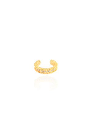 Piercing Detalhes Cravejado Cristal