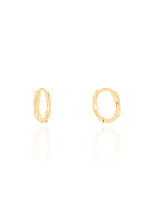 Brinco Argola Torcida Lisa 1.5 cm
