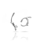 Par Piercing Fake Orgânico Torcido Liso