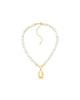 Choker Pérola Barroca Irregular com Pingente Gota