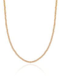 Choker Cristais Morganita Banhado a Ouro 18K