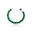 Pulseira Riviera Gota Verde Esmeralda com Fecho Gaveta Click
