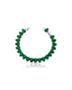 Pulseira Riviera Gota Verde Esmeralda com Fecho Gaveta Click