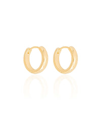 Brinco Argola Lisa 1.5 cm Banhado a Ouro 18K